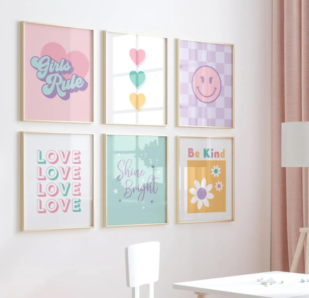 Sweet Affirmations Wall Art Set