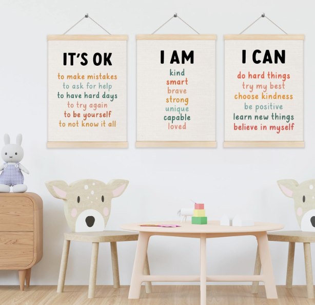 Positive Mindset Canvas Set