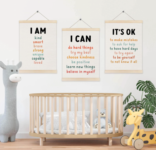 Positive Mindset Canvas Set