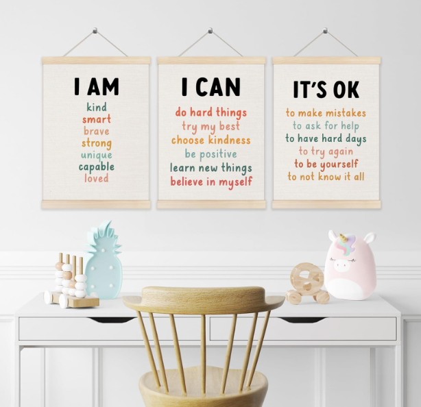 Positive Mindset Canvas Set